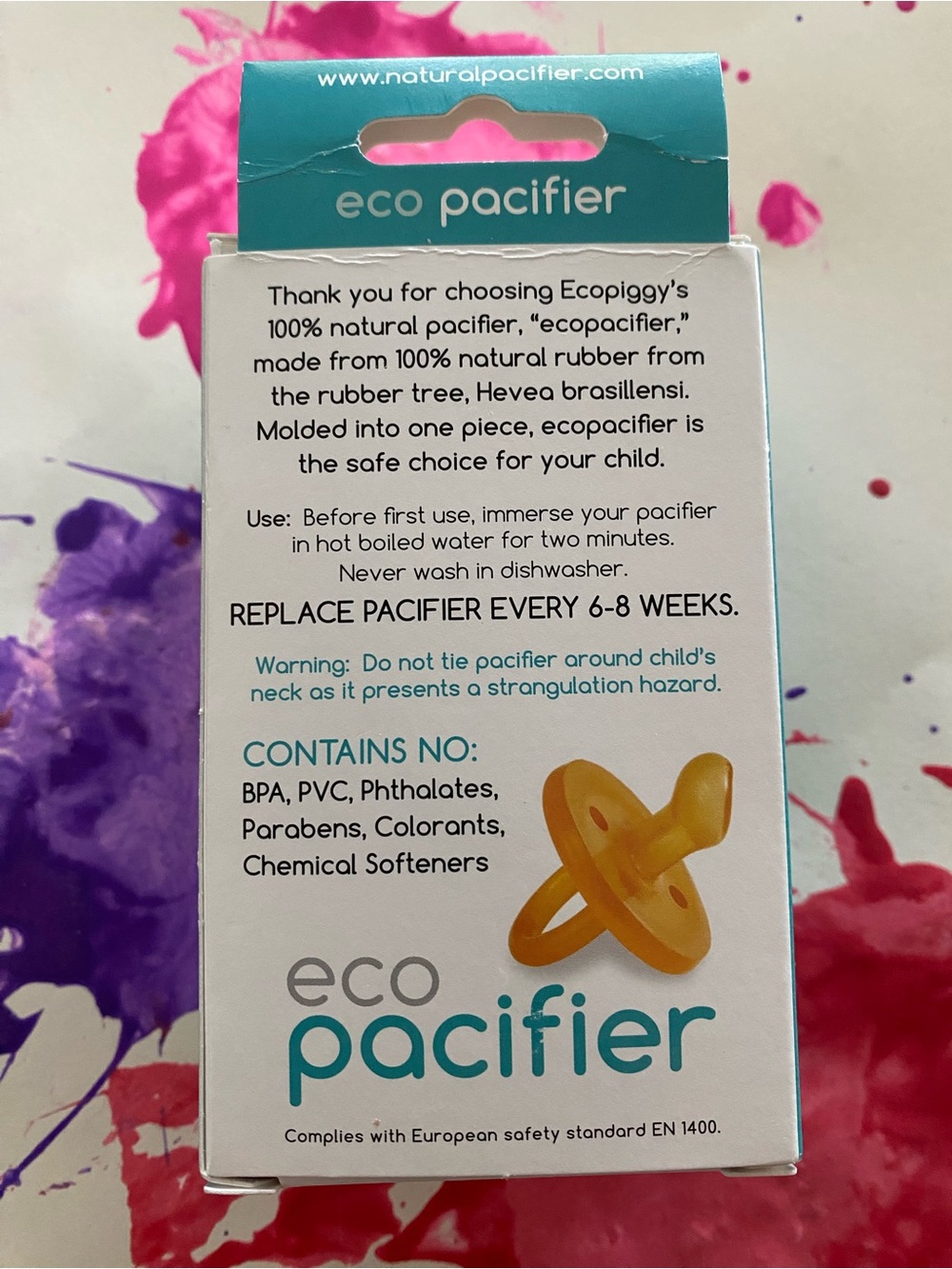 2 New Eco Pacifiers - Picture 6 of 7
